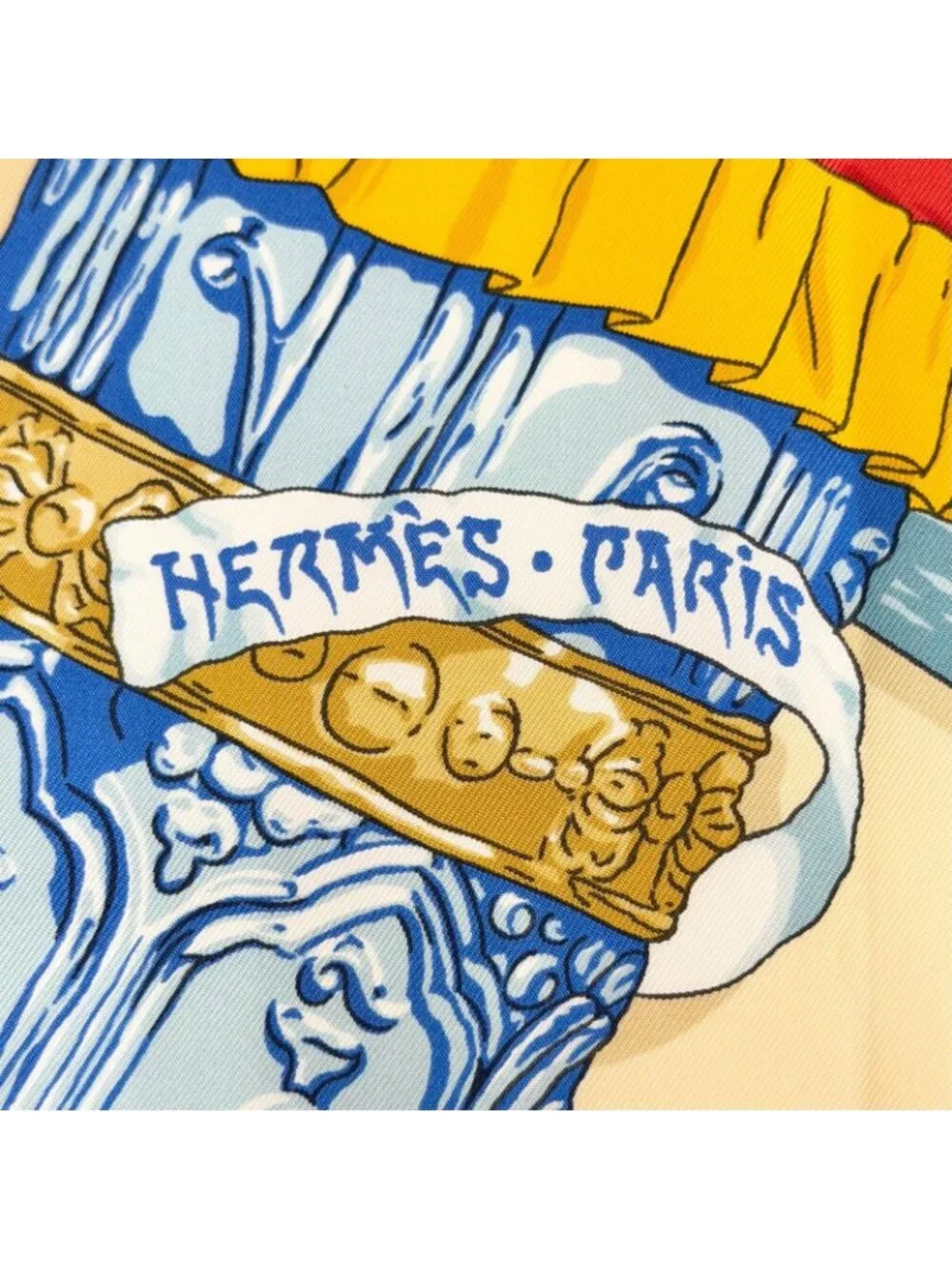 Hermes Prieres AU Vent Prayer in the Wind Silk 100% Carre 90 Scarf